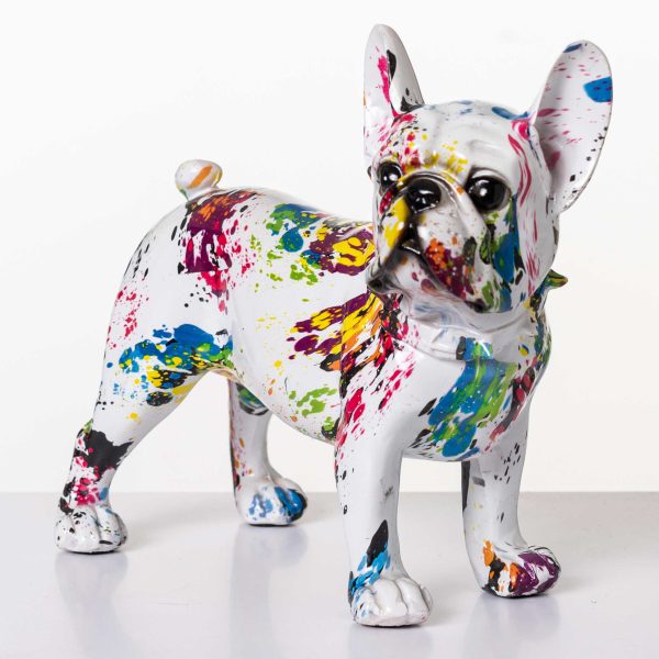 Bull Dog Resina Colores