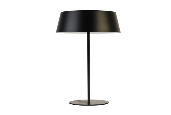 Lámpara De Sobremesa De Metal Negro 32,5*32,5*46 Cm