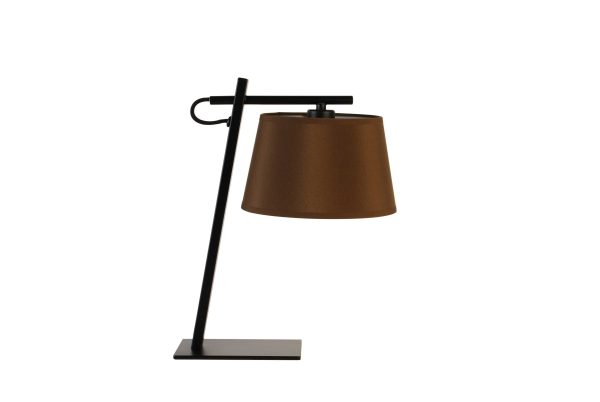 Lámpara De Sobremesa De Metal Y Tela 29*20*35 Cm