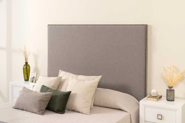 Cabecero Tacha Simple Dorada.Para Cama 135-140 Cm