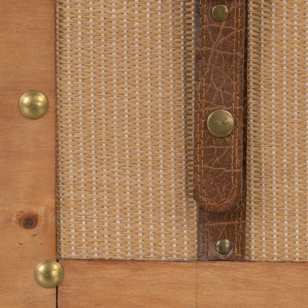 S/2 Baúles Natural Tejido-Madera 45 X 30 X 29 Cm - Imagen 7
