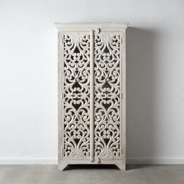 ARMARIO TALLA BLANCO ROZADO MADERA 90 X 40 X 180 CM