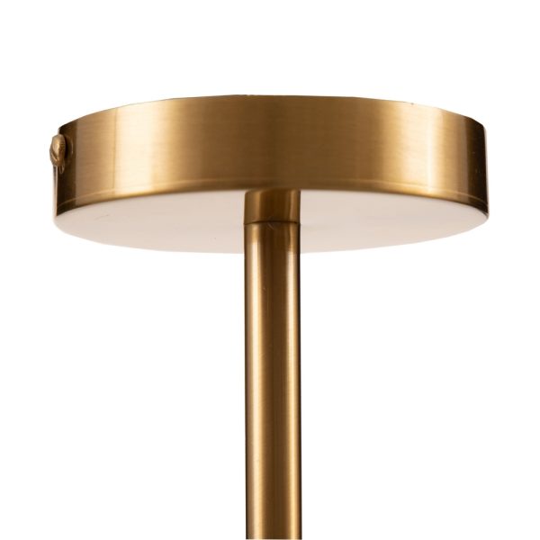 Lámpara Techo Oro Metal-Cristal 50 X 15 X 54 Cm - Imagen 4