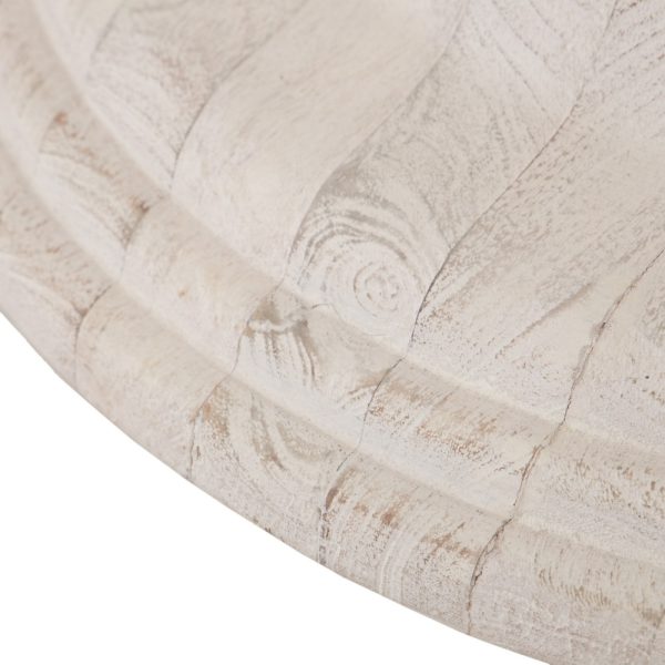 MESA COMEDOR BLANCO ROZADO 120 X 120 X 76 CM - Imagen 8