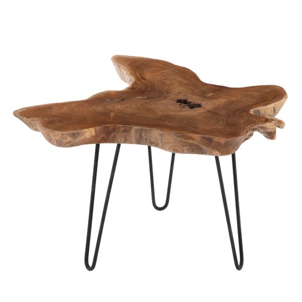 S/2 MESA AUXILIAR NATURAL 70 X 70 X 45 CM - Imagen 4