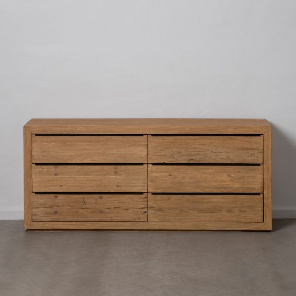 CÓMODA NATURAL MADERA DE OLMO 183 X 44 X 81 CM