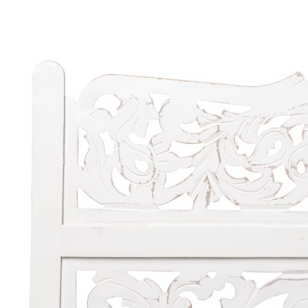 Cabecero Blanco Rozado Dm-Madera 180 X 123 Cm - Imagen 3