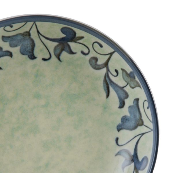 Plato Hondo Azul-Blanco Porcelana 20 X 20 X 5 Cm - Imagen 3