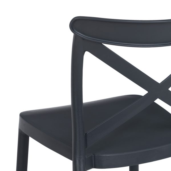 Taburete Gris Oscuro Polipropileno Salón 52,50 X 44,30 X 97 - Imagen 9