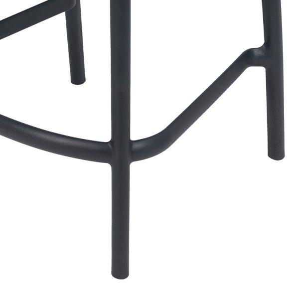 Taburete Gris Oscuro Polipropileno Salón 52,50 X 44,30 X 97 - Imagen 10
