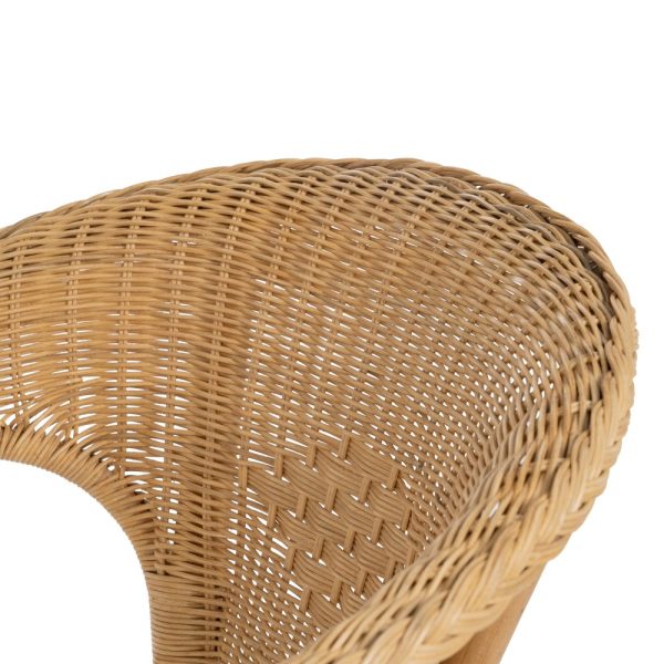 Sillón Natural Ratán Salón 57 X 58 X 80 Cm - Imagen 7