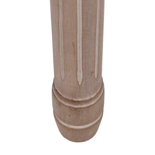 Silla Beige Madera De Caucho Salón 45 X 53 X 95 Cm - Imagen 11