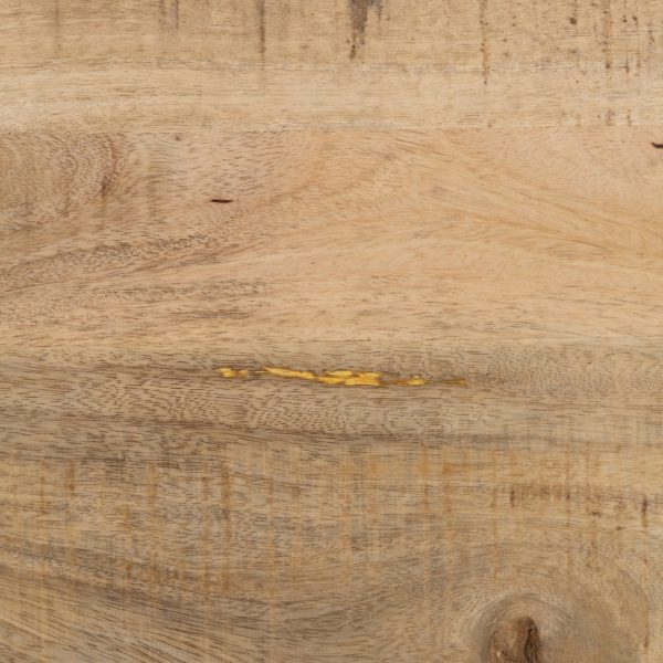 Mesa Centro Natural-Negro Madera / Metal 120 X 60 X 45 Cm - Imagen 5