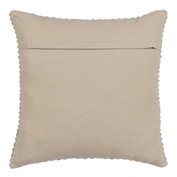 Cojín Beige Algodón Decoración 45 X 45 Cm - Imagen 2